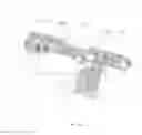 Fig. 17 - Conversion kit with a rail system for a paintball marker having a hinged portion