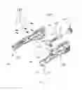 Fig. 30 - Conversion kit with a rail system for a paintball marker having a hinged portion