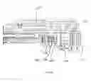 Fig. 33 - Conversion kit with a rail system for a paintball marker having a hinged portion