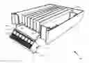 Fig. 01 - Chassis input/output (I/O) module for use in front region of mass storage chassis assembly