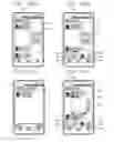 Fig. 74 - Mobile terminal having front cover portion, rear cover portion, and window portion and sensor provided in the front cover portion and methods of controlling the mobile terminal
