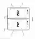 Fig. 13 - Minimizing and maximizing between landscape dual display and landscape single display