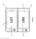 Fig. 15 - Minimizing and maximizing between landscape dual display and landscape single display