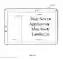Fig. 32 - Minimizing and maximizing between landscape dual display and landscape single display