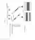 Fig. 54 - Video display method using visible light communication image including stripe patterns having different pitches