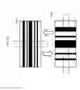 Fig. 72 - Video display method using visible light communication image including stripe patterns having different pitches