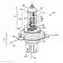 Fig. 01 - Automotive front lighting lamp with baffle