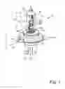 Fig. 02 - Automotive front lighting lamp with baffle
