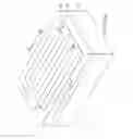 Fig. 13 - Fine line space resolution lithography structure for integrated circuit features using double patterning technology