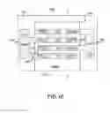 Fig. 15 - Capacitive coupled resonator and filter device with comb electrodes and support frame separation from piezoelectric layer