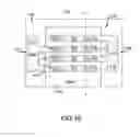 Fig. 15 - Capacitive coupled resonator and filter device with comb electrodes and support pillars separating piezoelectric layer