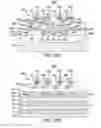 Fig. 20 - Capacitive coupled resonator and filter device with comb electrodes and support pillars separating piezoelectric layer