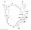 Fig. 01 - Headsets with external speakers with predetermined shapes and designs