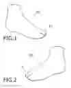 Fig. 02 - Socks for use with thong sandals