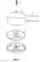 Fig. 06 - Shower brush having interchangeable cleaning attachments