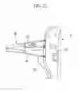 Fig. 23 - Vehicle body reinforcing structure for coping with front collision