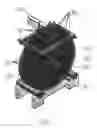 Fig. 03 - System for the electrolysis of water having rotating disc cathodes and an automated cathode cleaner