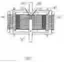 Fig. 05 - System for the electrolysis of water having rotating disc cathodes and an automated cathode cleaner