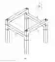 Fig. 15 - Self-bracing, two-way moment frame precast system for industrial support structure and method of utilizing same