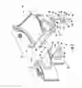 Fig. 03 - Tripod buckle for split fairing of a gas turbine engine