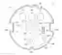 Fig. 01 - Strain-gauge physical quantity measuring device with an electronic component provided on a flat surface of a cylindrical portion radially distanced from a diaphragm