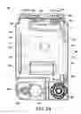 Fig. 19 - Cartridge device with segmented fluidics for assaying coagulation in fluid samples