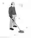 Fig. 06 - Wireless metal detector having headset with display and camera