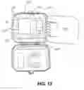 Fig. 12 - Enclosure for controling access to different telecommunication components