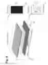 Fig. 05 - Electronic display with semitransparent back layer