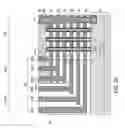 Fig. 31 - Multiheight electrically conductive via contacts for a multilevel interconnect structure