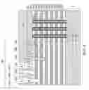 Fig. 10 - Multiheight electrically conductive via contacts for a multilevel interconnect structure