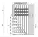 Fig. 13 - Multiheight electrically conductive via contacts for a multilevel interconnect structure