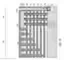 Fig. 17 - Multiheight electrically conductive via contacts for a multilevel interconnect structure