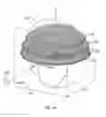 Fig. 08 - Flat Spiral Antenna for Utility Meter Reporting Systems and Other Applications