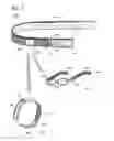 Fig. 04 - Power supply belt containing flexible battery and power generation means for supplying power to portable electronic devices, including wearable devices