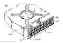 Fig. 01 - Locking louver assembly for air-moving assembly