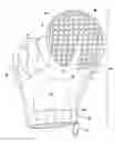 Fig. 01 - Fish glove/mitt with integral netting