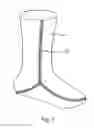 Fig. 02 - Composite waterproof breathable sock with two-way extensible properties