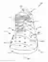 Fig. 01 - Article of footwear with sensory elements