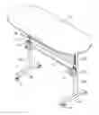 Fig. 01 - HEIGHT ADJUSTING STRUCTURE FOR DESK