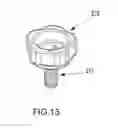 Fig. 14 - Brachytherapy applicator device and method of use thereof