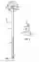 Fig. 03 - Most fit exercise sledge hammer with head molded to and through handle