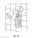 Fig. 08 - Article for scrubbing and cleaning hard surfaces and a method for use thereof