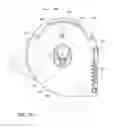 Fig. 13 - Torsion bar upper seatback support assembly
