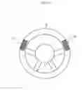 Fig. 14 - Steering wheel heater and steering wheel