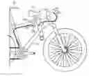 Fig. 01 - Mounted child bicycle seat assembly