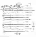 Fig. 20 - Device and method for making discrete volumes of a first fluid in contact with a second fluid, which are immiscible with each other
