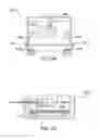 Fig. 35 - Device and method for making discrete volumes of a first fluid in contact with a second fluid, which are immiscible with each other
