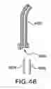 Fig. 41 - Device and method for making discrete volumes of a first fluid in contact with a second fluid, which are immiscible with each other