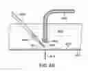 Fig. 43 - Device and method for making discrete volumes of a first fluid in contact with a second fluid, which are immiscible with each other